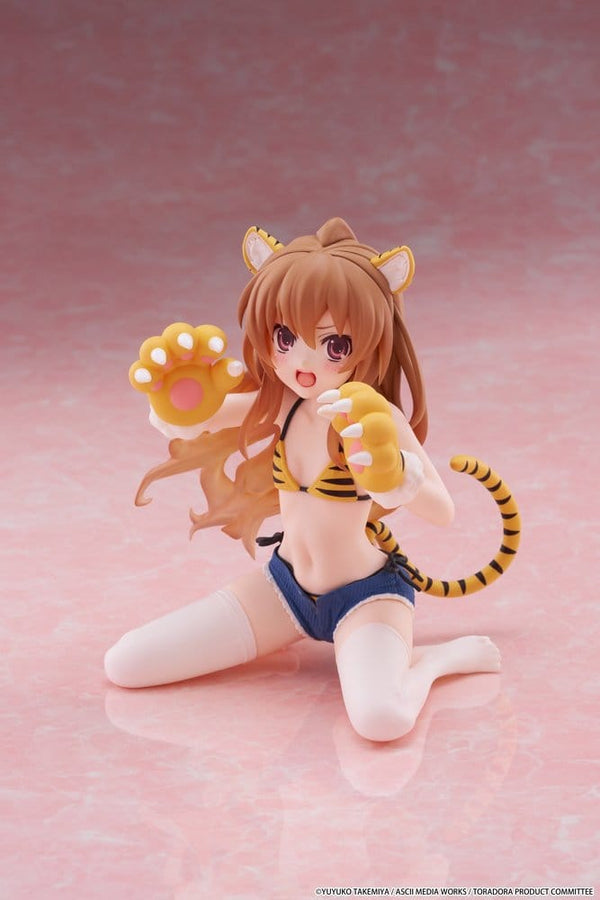 Toradora! - Taiga Aisaka: Tiger Costume Swimwear Ver. - Desktop Cute PVC Figur (13 cm)