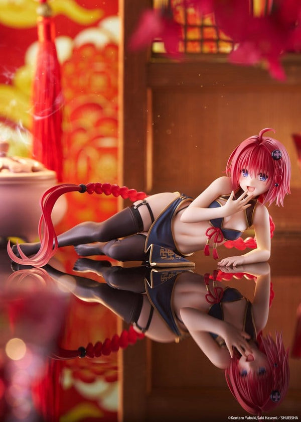 To Love-Ru Darkness - Mea Kurosaki: Chinese Dress Ver. - Desktop Cute PVC Figur (13 cm)