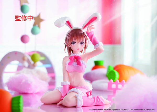 A Certain Scientific Railgun - Mikoto Misaka: Fluffy Bunny Ver. - PVC Figur (13 cm)