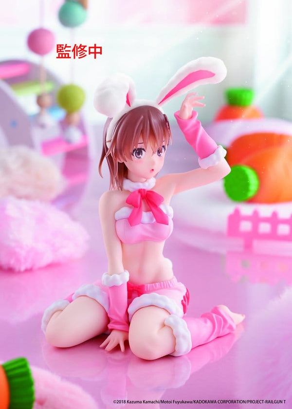 A Certain Scientific Railgun - Mikoto Misaka: Fluffy Bunny Ver. - PVC Figur (13 cm)