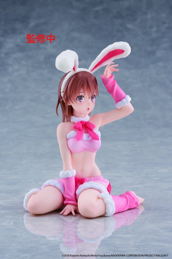 A Certain Scientific Railgun - Mikoto Misaka: Fluffy Bunny Ver. - PVC Figur (13 cm)