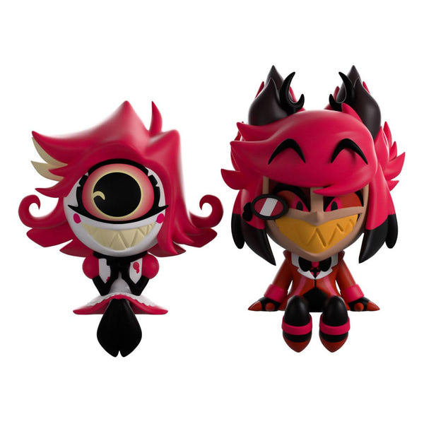 Hazbin Hotel - Alastor & Niffty - Monitor Buddiez Vinyl Figurer (5.8 / 6.6 cm)