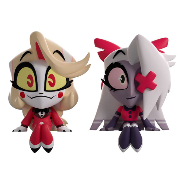 Hazbin Hotel - Charlie & Vaggie - Monitor Buddiez Vinyl Figurer (ca. 5.6 cm / 5.8 cm)