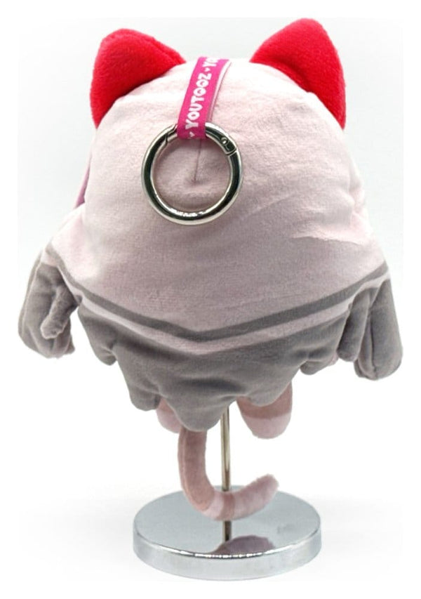 Hazbin Hotel - Vaggie Kitty - Bamse Nøglering (13 cm)