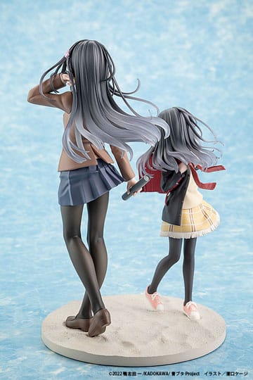 Seishun Buta Yarou - Mai Sakurajima High School Graduation Ver. & Knapsack Kid - PVC Figur