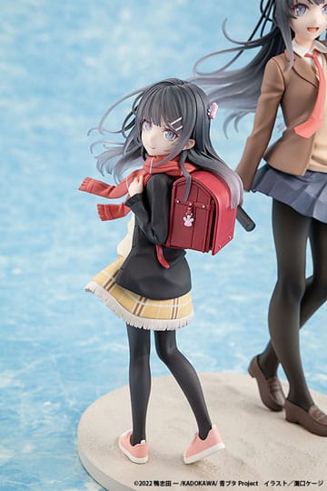 Seishun Buta Yarou - Mai Sakurajima High School Graduation Ver. & Knapsack Kid - PVC Figur