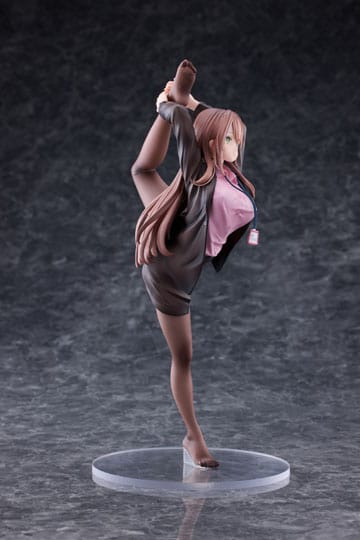 OL-chan Who Doesn't Want to Go to Work  - OL-chan: Pink Ver. Deluxe Edition - 1/6 PVC figur  (Forudbestilling)