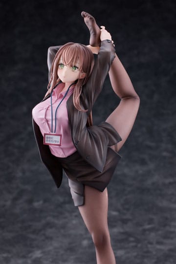 OL-chan Who Doesn't Want to Go to Work  - OL-chan: Pink Ver. Deluxe Edition - 1/6 PVC figur  (Forudbestilling)