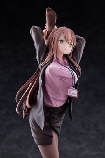 OL-chan Who Doesn't Want to Go to Work  - OL-chan: Pink Ver. Deluxe Edition - 1/6 PVC figur  (Forudbestilling)