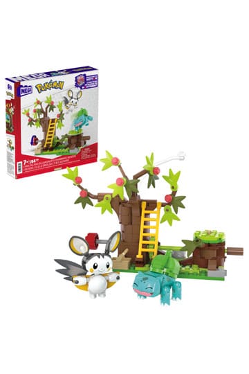 Pokemon - Emolga and Bulbasaur Charming Woods - Mega Construx