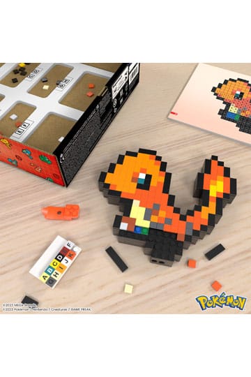 Pokemon - Charmander  Pixel Art - Mega Construx (Forudbestilling)