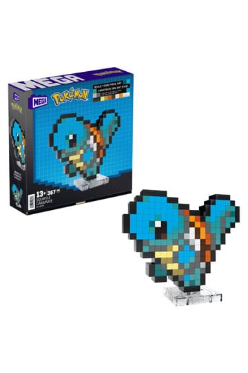 Pokemon - Squirtle Pixel Art - Mega Construx