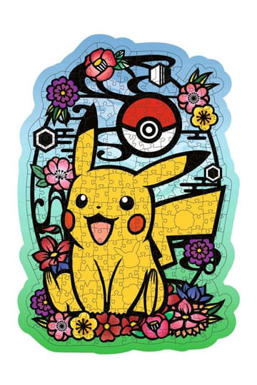 Pokemon - WOODEN  Pikachu - Puslespil - 300 brikker