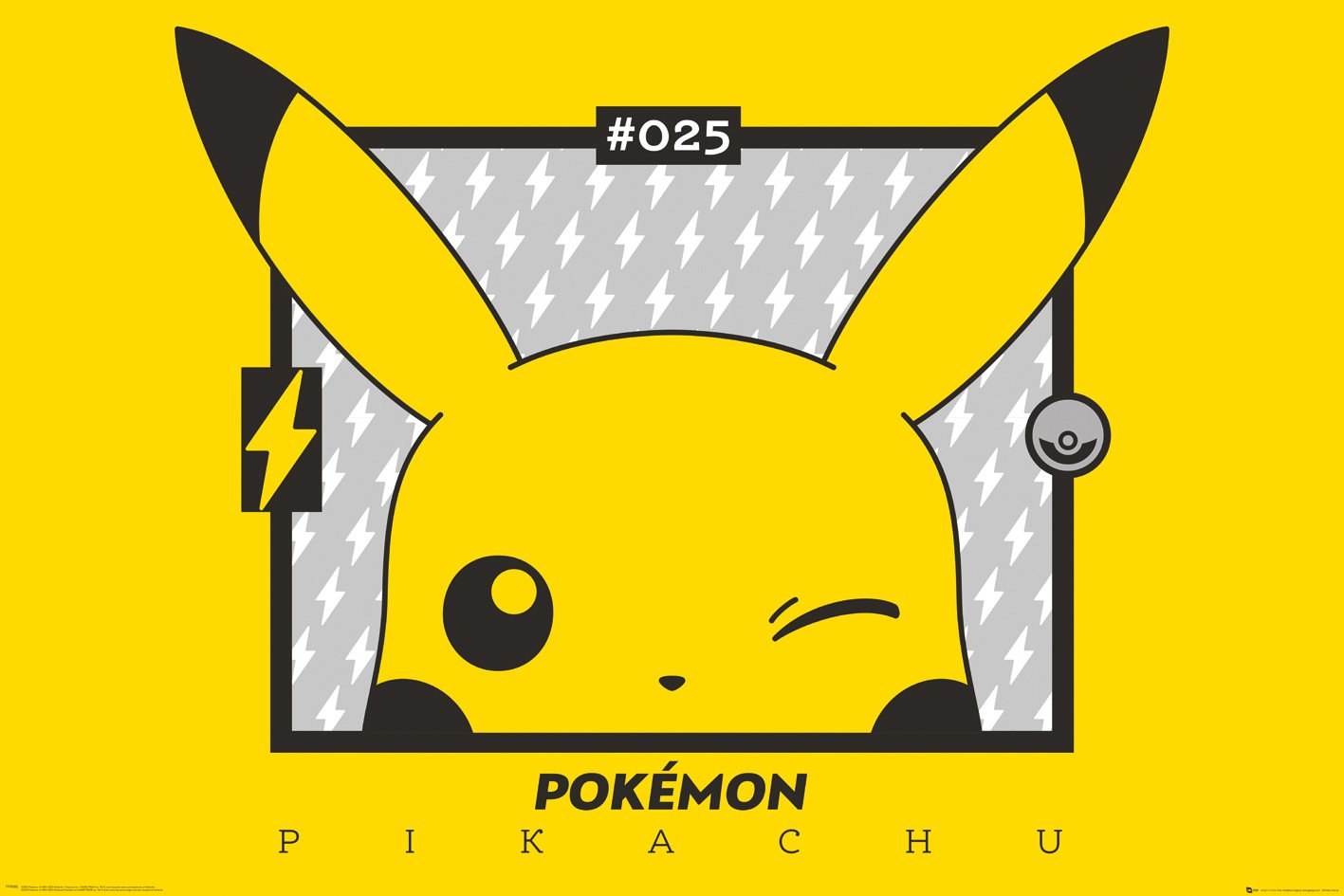 sanger amatør supplere Pokemon - Pikachu Blinkende - Stor Plakat | Animerch - Anime & Manga  Merchandise