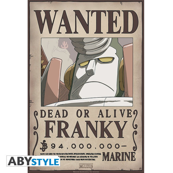 One Piece - Franky Wanted New world ver. - Plakat