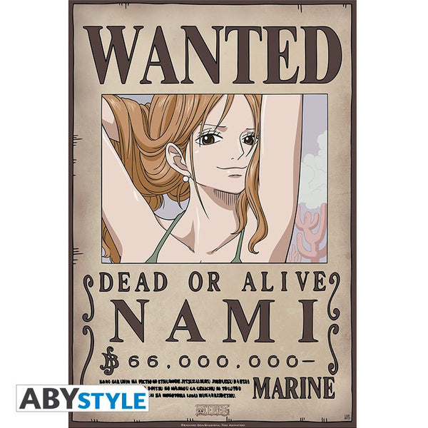 One Piece - Nami Wanted new world ver. - Plakat