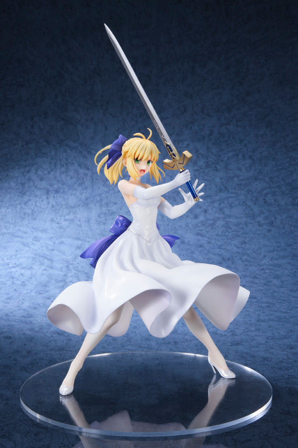 Fate/Stay Night Unlimited Blade Works - Saber: white dress ver. - 1/8 PVC figur (Forudbestilling)