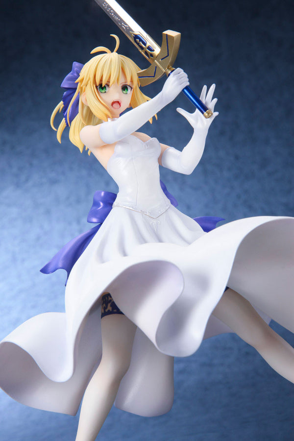 Fate/Stay Night Unlimited Blade Works - Saber: white dress ver. - 1/8 PVC figur (Forudbestilling)