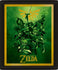 The Legend of Zelda - Link: 3D Effect Poster - Indrammet Plakat