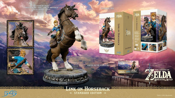 The Legend of Zelda -  Link on Horseback - PVC Figur