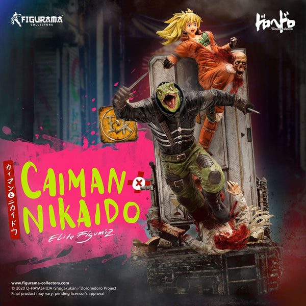 Dorohedoro - Caiman & Nikaido- 1/8  Elite FigumiZ Diorama (Forudbestilling)