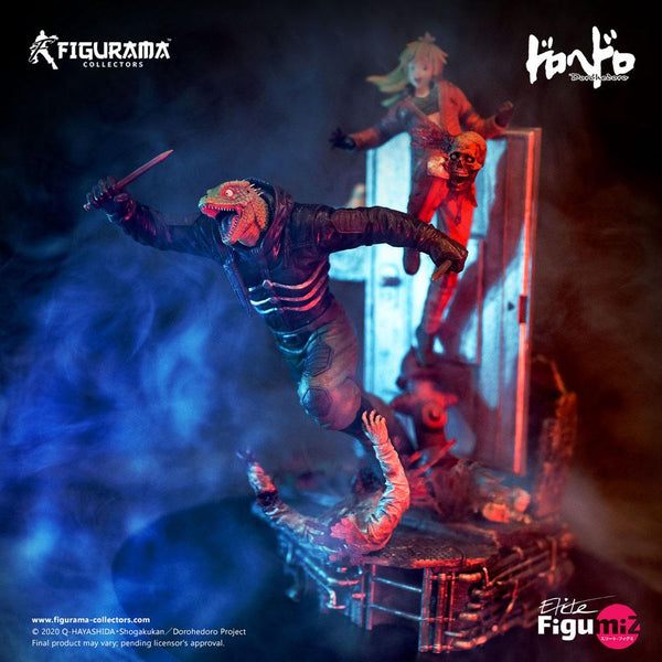 Dorohedoro - Caiman & Nikaido- 1/8  Elite FigumiZ Diorama (Forudbestilling)