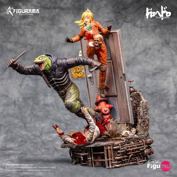 Dorohedoro - Caiman & Nikaido- 1/8  Elite FigumiZ Diorama (Forudbestilling)