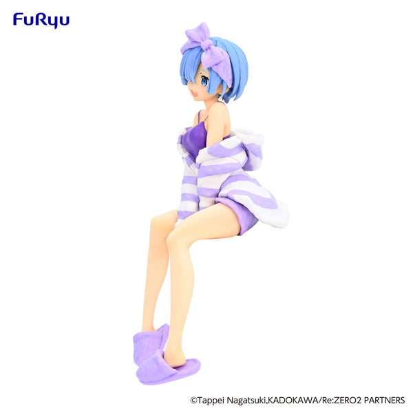 Re:Zero Starting Life in Another World - Rem: Room Wear Purple Color Noodle Stopper Ver. - Prize figur
