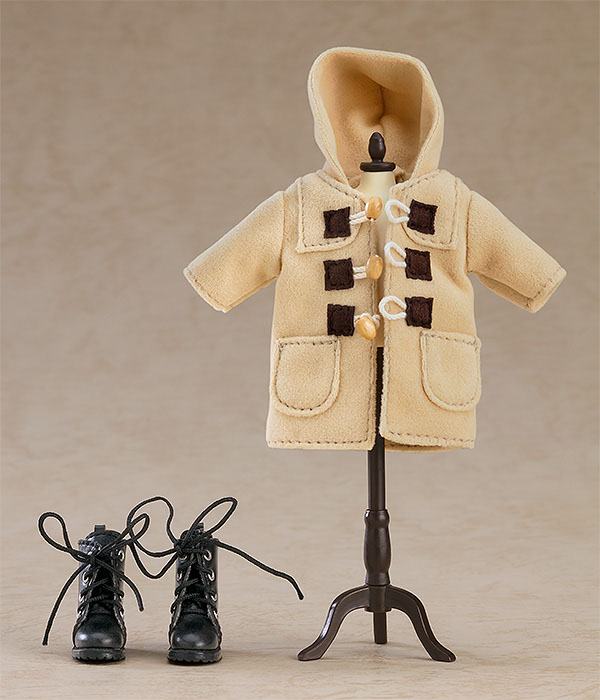 Nendoroid Doll - Boots & Duffle Coat: Beige ver. - Nendoroid Doll Tøj