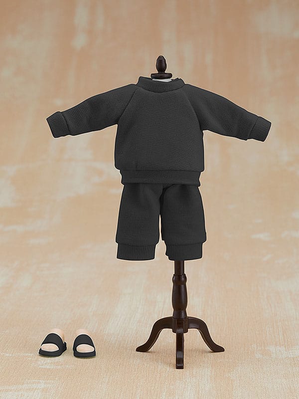 Original Character - Sweatshirt and Sweatpants (Sort) - Nendoroid Doll Tøj