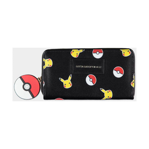 Pokemon - Pikachu & Pokeball - Zip Around Pung