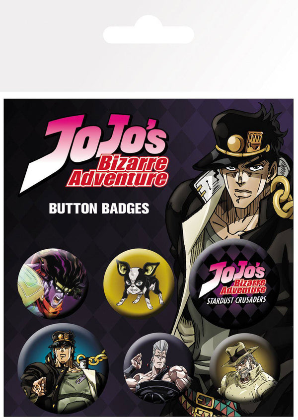 JoJo's Bizarre Adventure - Badge sæt