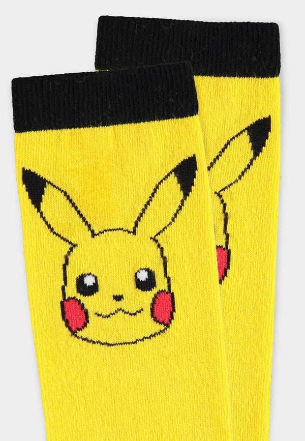 Pokemon - Pikachu: knæ højde - Sokker (Str. 39-42)