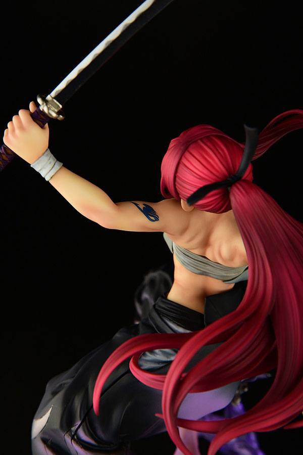 Fairy Tail - Erza Scarlet: Samurai Shikkoku ver. - 1/6 PVC figur