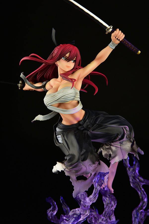 Fairy Tail - Erza Scarlet: Samurai Shikkoku ver. - 1/6 PVC figur