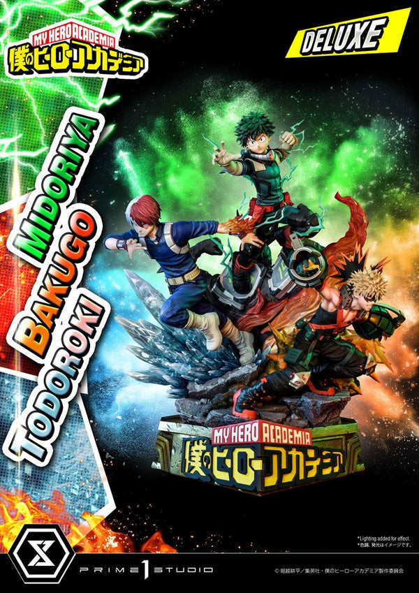 Boku no Hero Academia – Midoriya & Bakugo & Todoroki: PLUS ULTRA!!! Deluxe Bonus Ver. – PVC Figur