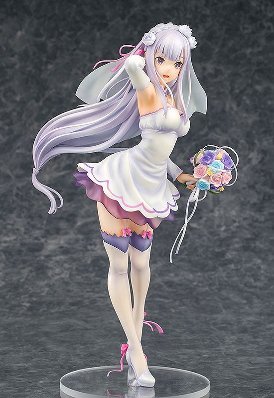 Re:ZERO Starting Life in Another World - Emilia: Wedding Ver. - 1/7 PVC figur (Forudbestilling)
