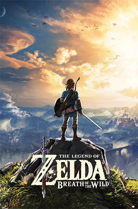 The Legend of Zelda - Breath of the Wild Sunset - Stor Plakat