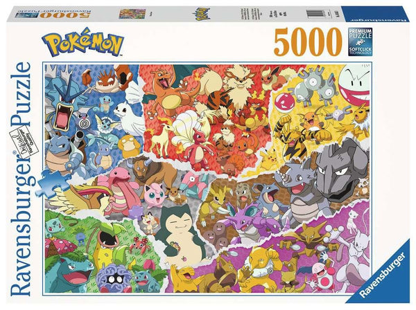 Pokemon - Jigsaw Puzzle Pokemon Allstars - Puslespil - 5000 brikker