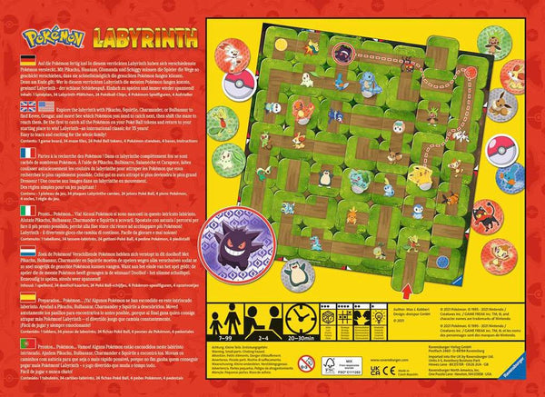 Pokemon - Pokemon Labyrinth - brætspil