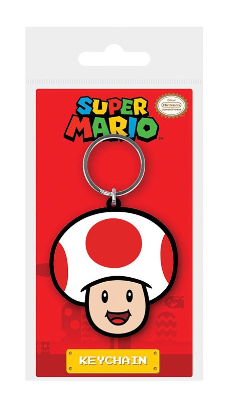 Super Mario - Toad gummi - Nøglering