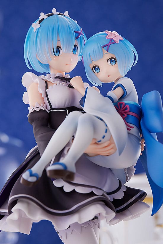 Re:Zero Starting Life in Another World - Rem ＆ Childhood Rem - 1/7 PVC Figur