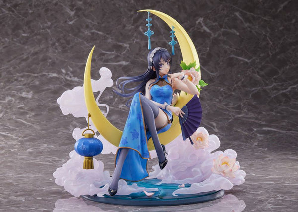 Seishun Buta Yarou - Sakurajima Mai: Blå Chinese Dress Ver. - 1/7 PVC Figur