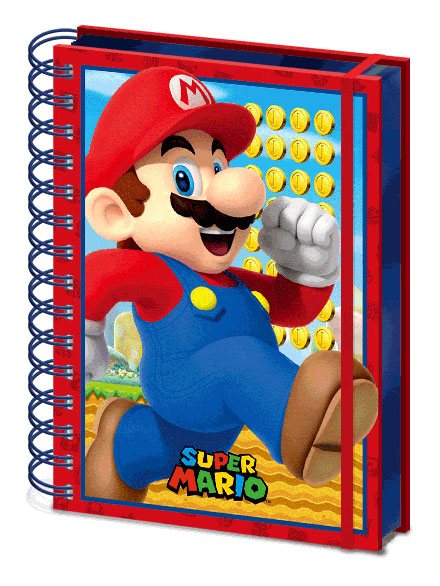 Super Mario – Mario 3D Wiro Ver. – Ringbind Hardcover notesbog (Forudbestilling)