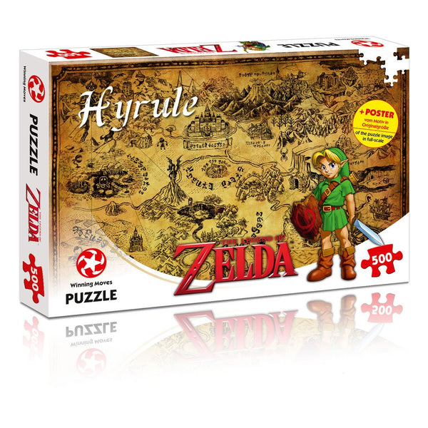The Legend of Zelda - Hyrule Kort - Puslespil - 1000 brikker (Forudbestilling)